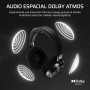 Corsair Virtuoso MAX Wireless Auriculares para Juegos con Bluetooth – Dolby Atmos, SoundID, Cancelación Activa del Ruido,