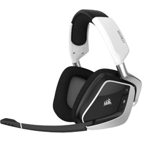 Corsair VOID RGB ELITE Auriculares Inalámbricos para Juegos - Sonido Envolvente 7.1 - Micrófono Omnidireccional - Almohadillas