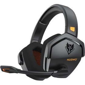 NUBWO G06 Cascos Gaming Inalámbricos con Drivers de 50 mm para PC/Ps5/Ps4/NS/Mobile,Auriculares Gaming Inalámbricos con 2.4