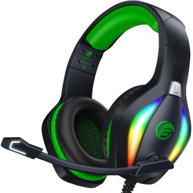 Fachixy FC100 Cascos Gaming para PS4/PS5/PC/Xbox One/Switch, Auriculares Gaming Cancelación de Ruido, Cascos con Microfono