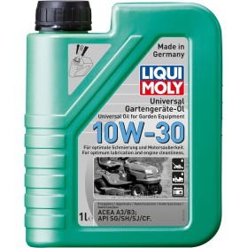 LIQUI MOLY Aceite universal para aparatos de jardinería 10W-30 | 1 L | Aceite de motor mineral | 1273