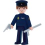 MINIX POKEETO, Figura Policia Nacional Hombre, Coleccionables de 8 cm para Exhibición, Idea de Regalo para Niños Y Adultos,