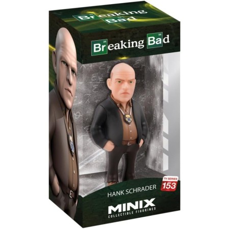 MINIX COLLECTIBLE FIGURINES, Figura de colección 12cm, Breaking Bad, Hank Schrader, Coleccionables para Exhibición, Idea de