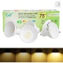 GY 12 bombillas LED GU10, 8W equivalentes a 80W, blanco neutro 4000K, 800 lúmenes, larga duración, bajo consumo, aptas para