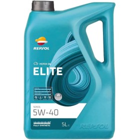 REPSOL aceite lubricante sintético para coche ELITE 50501 5W-40 5L