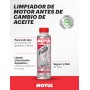 MOTUL Limpiador de Motores Antes de Cambio de Aceite, Aditivo para Aceite de Motores de Gasolina y Diésel, Antidesgaste, Reduce