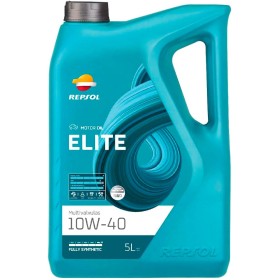 REPSOL aceite lubricante con base sintética para coche ELITE MULTIVÁLVULAS 10W-40 5L