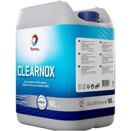 TotalEnergies AdBlue Total Clearnox, Garrafa de 10 litros | Aditivo Adblue Total para el Tratamiento de los Gases de Escape en