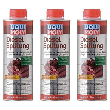 3 x LIQUI MOLY 2509 500ml - Limpiador de inyectores (sólo para motores DIÉSEL)