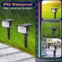 btfarm Luces Solares LED Exterior Jardin [8 Paquete/72LED], Focos LED Exterior Solares Potente Impermeable IP65 Lampara Luz