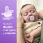 Philips Avent Ultra Start, chupetes anatómicos diseñados para recién nacidos de 0 a 2 meses, tetina simétrica de silicona, sin