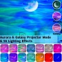 Proyector de galaxia,Proyector Aurora 2 en 1,actualiza la Luz Nocturna Galaxy.Altavoz Bluetooth y 8 Ruido Blanco,para Niños,