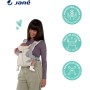 Jané Dual, Mochila Portabebé Ergonómica,desde Nacimiento hasta 15 kg, 3 Posiciones, Transpirable y Acolchado, Gris, Shadow