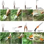 MQHUAYU Kit Jardineria, 10 Piezas de Alta Resistencia Juego de Herramientas de Jardinería, Set Jardineria para Jardinería,