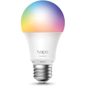 TP-Link Bombilla LED multicolor inteligente WiFi, E27 compatible con Alexa y Google Home, 806 lúmenes, 8,3 W, no requiere hub,