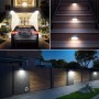 Peasur Luz Solar Exterior3 Paquete/138 LED/3 Modos Focos Solares Exterior con Sensor de Movimiento IP65 Impermeable Luces