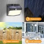 Peasur Luz Solar Exterior3 Paquete/138 LED/3 Modos Focos Solares Exterior con Sensor de Movimiento IP65 Impermeable Luces