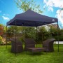 All Seasons Gazebos 3x3m Totalmente Impermeable Pop up Gazebo - Beige