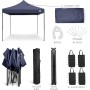 All Seasons Gazebos 3x3m Totalmente Impermeable Pop up Gazebo - Beige