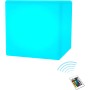 wuuhoo® LED luz de cubo Kubi con 16 colores 30-50cm, cubo LED resistente a la intemperie y regulable con mando a distancia,