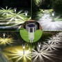 Luces Solares Jardín LED Bawoo 12 Pack Jardín Lámpara de Camino de Paisaje Iluminación de Exterior Impermeable IP65 Luce de