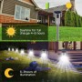 Luces Solares Jardín LED Bawoo 12 Pack Jardín Lámpara de Camino de Paisaje Iluminación de Exterior Impermeable IP65 Luce de