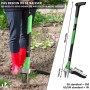 VOUNOT Extractor de Malezas de Jardín con Garras de Acero Inoxidable y Pedal Alta Resistencia, Herramienta Deshierbe Manual