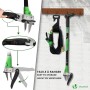 VOUNOT Extractor de Malezas de Jardín con Garras de Acero Inoxidable y Pedal Alta Resistencia, Herramienta Deshierbe Manual