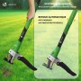 VOUNOT Extractor de Malezas de Jardín con Garras de Acero Inoxidable y Pedal Alta Resistencia, Herramienta Deshierbe Manual