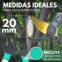 SAIRUTSA Tijeras de podar de mano - Acero inoxidable y Titanio - Guantes de jardineria - Tijeras de Poda Profesionales de Bypass