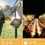 2 PacksLuces Solares LED Exterior Jardín, 17M 150LED Guirnaldas Luces Exterior Solar, 8 Modos de Luz a Prueba de Agua Cadena de