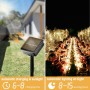 2 PacksLuces Solares LED Exterior Jardín, 17M 150LED Guirnaldas Luces Exterior Solar, 8 Modos de Luz a Prueba de Agua Cadena de