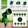 HOMEPROTEK Manguera Extensible 15m - Manguera Jardin con Pistola Riego de 9 Funciones - Manguera Jardin Enrollable para Riego de