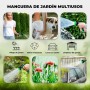 HOMEPROTEK Manguera Extensible 15m - Manguera Jardin con Pistola Riego de 9 Funciones - Manguera Jardin Enrollable para Riego de