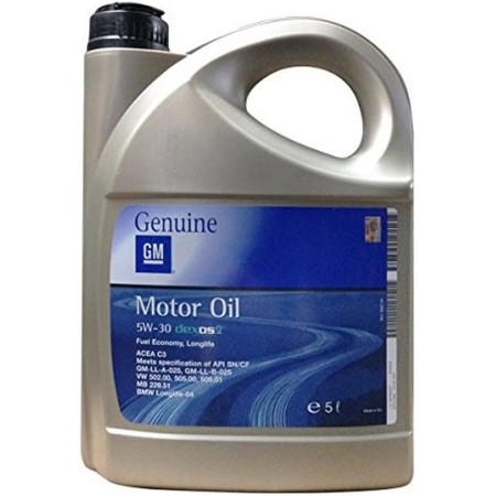 Opel dexos2 5 W30 aceite de motor 5 litros