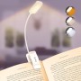 Gritin Luz de Lectura Recargable, Lampara Libro de Lectura con 9 LED/3 Modos de Protección de Los Ojos - Atenuación Continua,