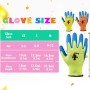 Donfri 3 pares de guantes de jardinería para niños guantes de trabajo guantes de seguridad 9-12 años, bricolaje, tareas diarias,