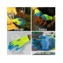 Donfri 3 pares de guantes de jardinería para niños guantes de trabajo guantes de seguridad 9-12 años, bricolaje, tareas diarias,