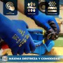 S&R 12 PARES Guantes de Trabajo Hombre Talla XL/10 Bricolaje Jardinería Construcción Pintura - Guantes con Nailon Ligeros y