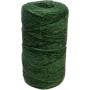 TENAX Cuerda de Yute Natural 50 m, Color Verde, Cuerda para Jardinería, Bricolaje, Decoración, para Envolver Regalos y Embalajes