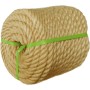 Jalunth Cuerda Rollo de Yute Gruesa Natural Cuerda Cáñamo Sisal para Jardín Colgar Fotos Rascador Gatos Manualidades Floristería