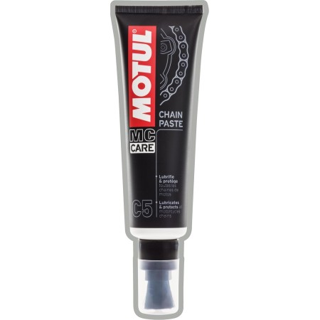 MOTUL Lubricante para Cadena de Moto de Carretera, Pasta en Tubo con Aplicador, Aplicación Fácil, Potencia y Durabilidad,