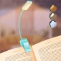 Gritin Luz de Lectura Recargable, Lampara Libro de Lectura con 9 LED/3 Modos de Protección de Los Ojos - Atenuación Continua,