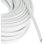 Electraline 10904, Cable para Extensiones H03VVH2-F, Sección, Blanco, 2 x 0.75 mm