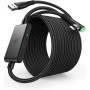 INIU Cable Link de 5m, Cable Link USB 3.0 a USB C con Meta Oculus Quest 3s, Quest 3 2 1, Quest Pro, Pico 4, PC Steam VR