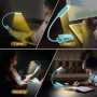 Gritin Luz de Lectura Recargable, Lampara Libro de Lectura con 9 LED/3 Modos de Protección de Los Ojos - Atenuación Continua,