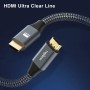 Twozoh Cable HDMI 4K 1M, Cable HDMI 2.0 de Alta Velocidad, Cable HDMI Trenzado Compatible con PS5, PS3, PS4, PC, Proyector,