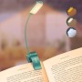 Gritin Luz de Lectura Recargable, Lampara Libro de Lectura con 9 LED/3 Modos de Protección de Los Ojos - Atenuación Continua,