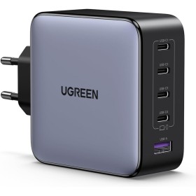 UGREEN Nexode Cargador de 5 Puertos 100W, Adaptador de Corriente GaNInfinity de Carga Rápida USB C Compatible con iPhone 16 15