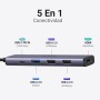 UGREEN Revodok 105 Hub USB C HDMI 4K Adaptador Tipo C 5 en 1 con 100W PD Carga Compatible con MacBook Pro Air M3 M2 M1, iPad,